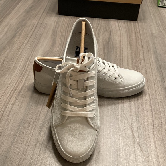 NWT Frye Gia Low lace leather tennis shoe. Size 7.5 - Picture 3 of 10